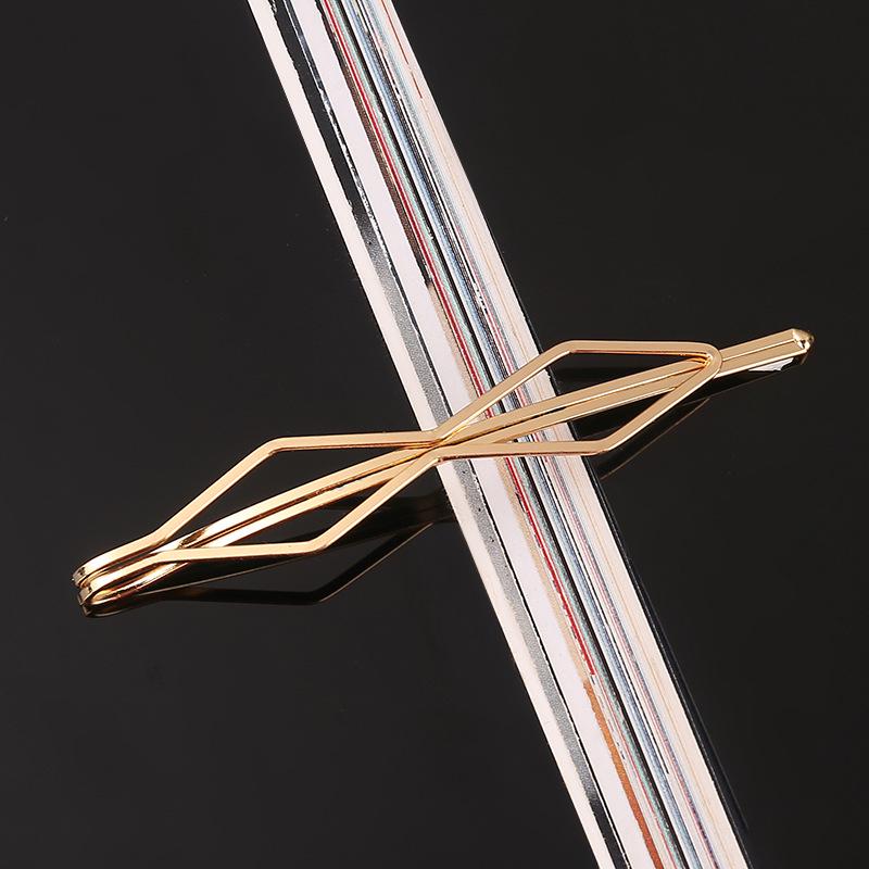 

Золотые металлические геометрические шпильки для волос - набор для самостоятельной работы в корейском стиле