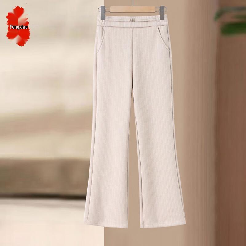 Women s Thermal Wool Blend Wide-Leg Trousers 5XL