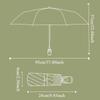 Eight Bone Fully Automatic Sun Umbrella UV Protection Dual-use Folding Umbrella  Men