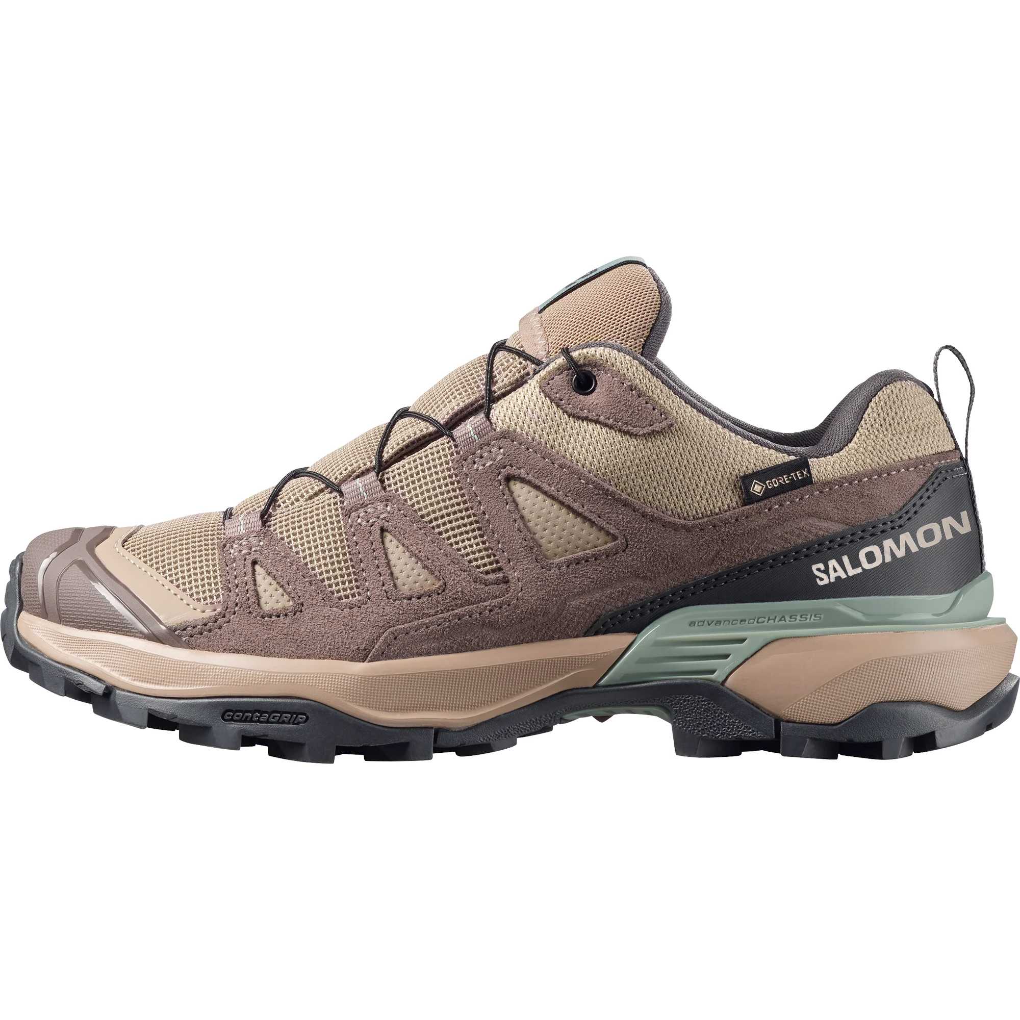 

SALOMON X Ultra 360 Ткань Кожа Gore-Tex Ретро Легкие Практичные Амортизация Водонепроницаемые Дышащие Поддерживающие Низкие Туристические Ботинки 491586 38