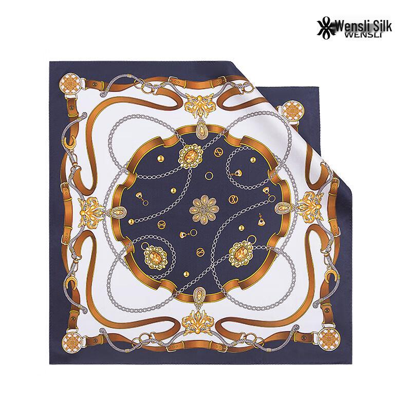 Wanshili Double-Sided Print Mulberry Silk Scarf