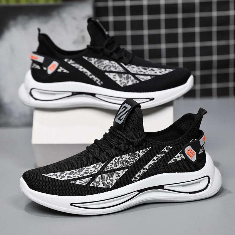 New men s single shoes running shoes men s casual sports shoes student breathable canvas shoes 40