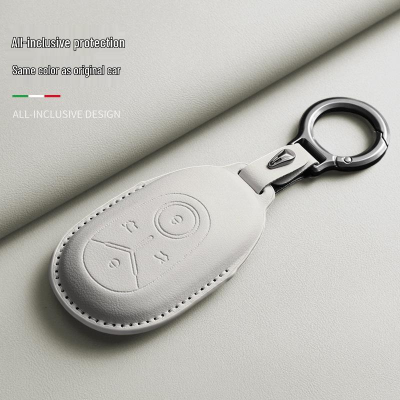 Geely Star Wish Key Cover - Original Color Remote Protective Case with Key Ring and Bag, Car Accessory