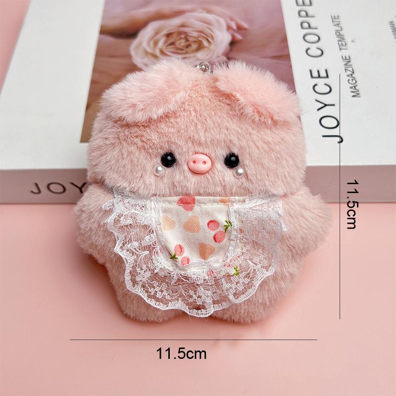 

Милый мультяшный плюшевый брелок в виде свиньи, креативные солнцезащитные очки, брелок в виде куклы-свинки, кавайная мягкая игрушка, кулон для рюкзака, украшения, подарки