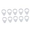 10pcs Hearing Aid Lanyard Silicone Loops BTE Hearing Aid Clip Adaptor Replacement Accessories for Elderly