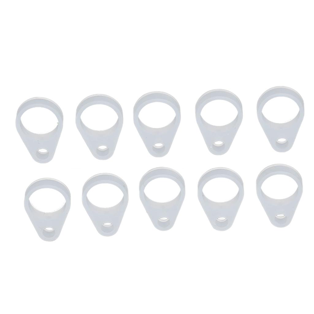 10pcs Hearing Aid Lanyard Silicone Loops BTE Hearing Aid Clip Adaptor Replacement Accessories for Elderly