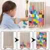 Pädagogische 3D-Blockpuzzle-Spielzeuge für Kinder im Kindergarten, Fesselndes Holzpuzzle-Spiel für Kinder und Jugendliche, für Feinmotorik - KM