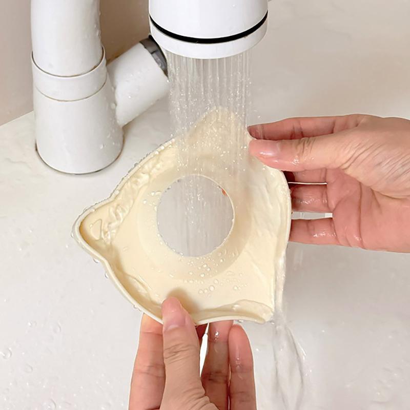 Kitten Silicone Faucet Draining Mat, Anti-Splash Mat, Bathroom Sink Faucet Leak-Proof And Waterproof Cover