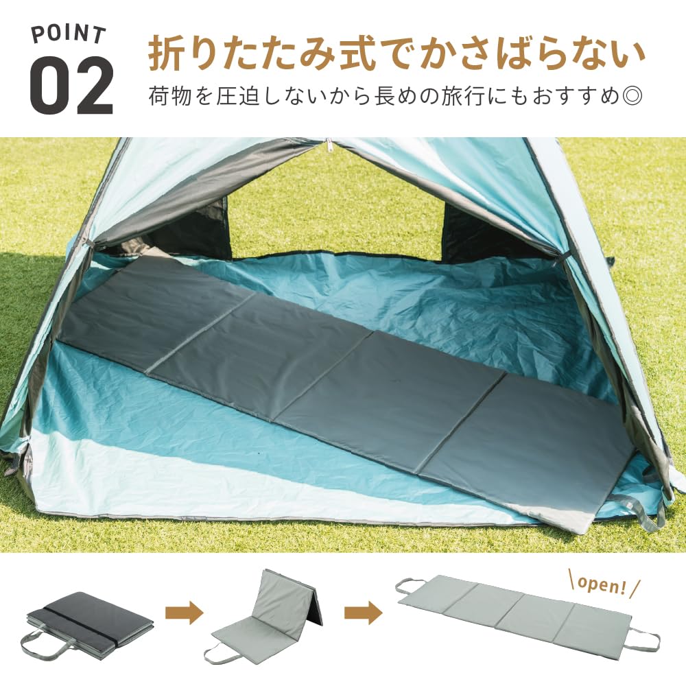 Takeda Corporation Quick 170 x 55 x for outdoor and CM-175OV Mattress, Olive, 1.3 cm, camping, activities, leisure.