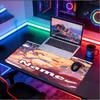 Custom Name Personalized Genshin Impact Pattern Mousepad, Laptop PC Desk Mat, Decorative Desk Mat for Home Keyboard Pad Gift