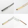 Mindfulness Breathing Necklace Opening Rings Stainless Steel Pendant Necklace Great for Meditation Practice Harmonies