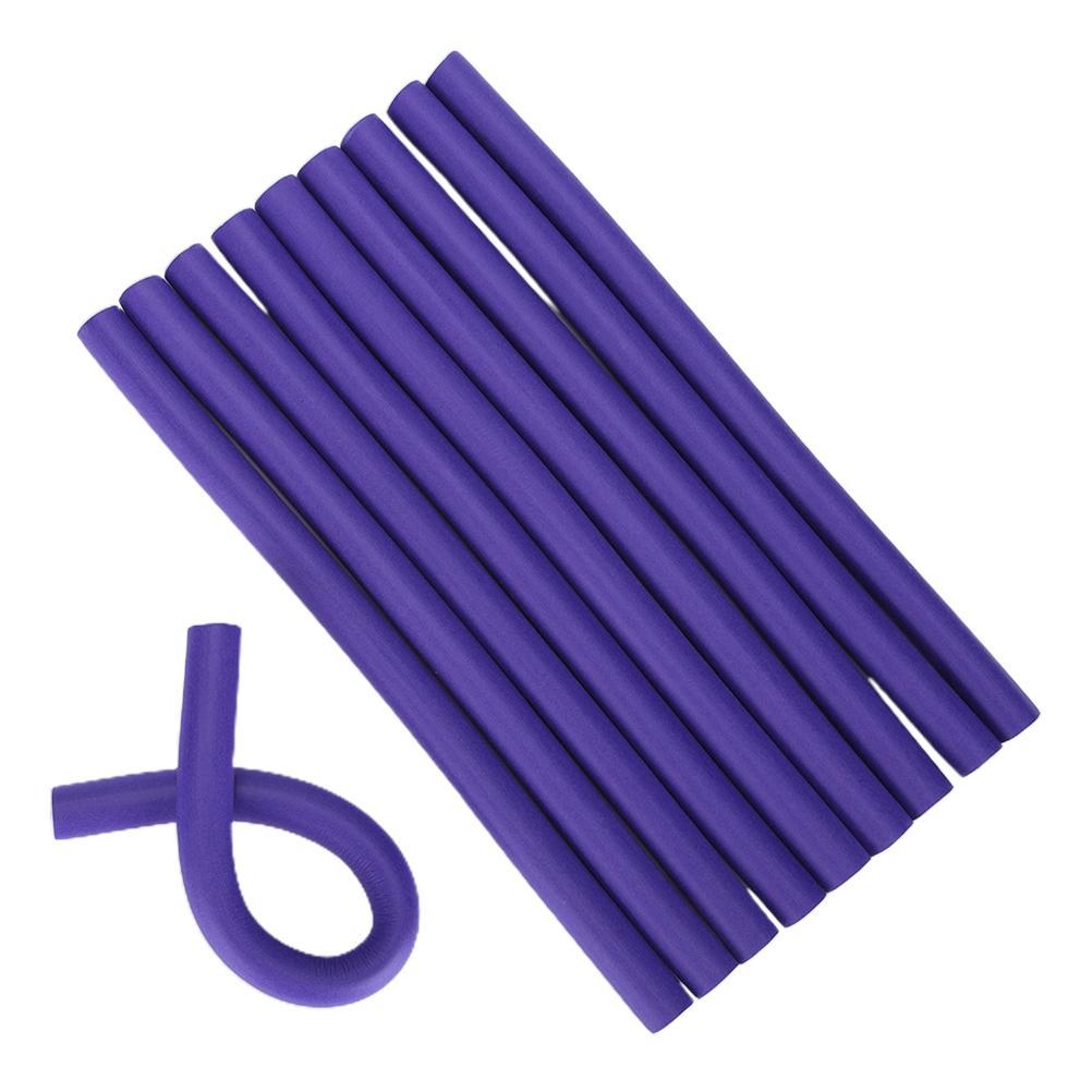10Pcs Spiral Twist Hair Curlers  Styling Flexible Curler Curling Rods Hairdressing Tools