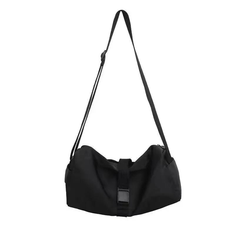 Printed logo Oxford cloth messenger bag fashion fitness bag casual shoulder large capacity commuter bag