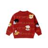 Kids' Anti-Pilling Winter Round Neck Sweater