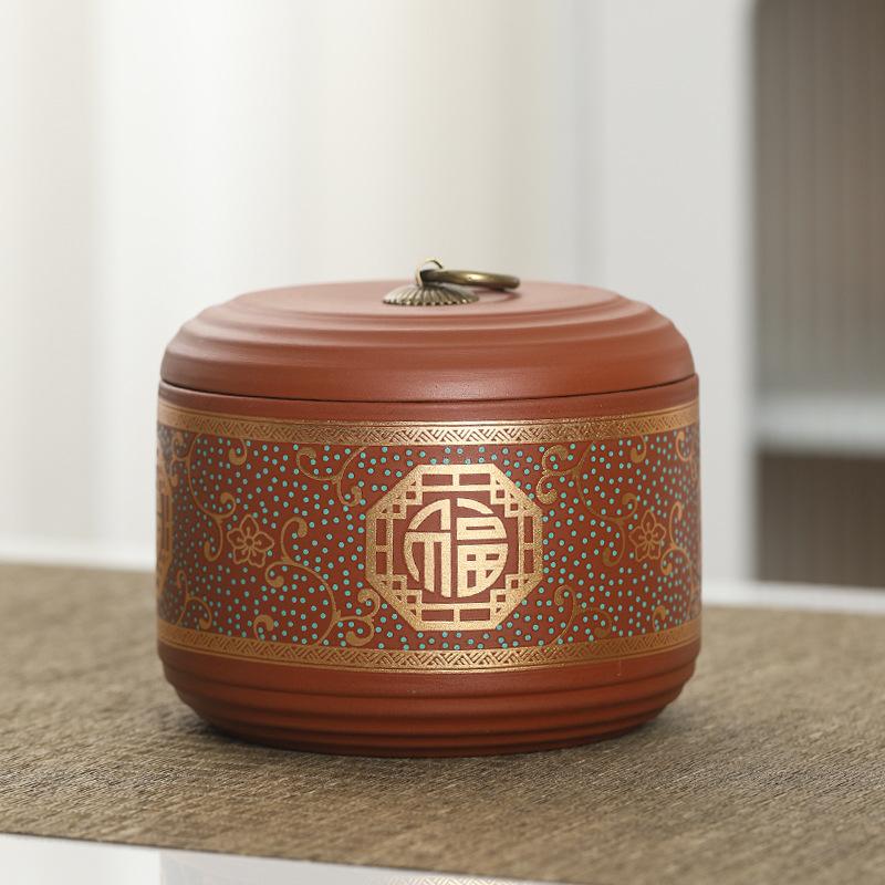 

Банка для чая Purple Sand объемом 750 мл, герметичная банка с крышкой, влагостойкий контейнер для чая, декоративная керамическая банка для чая для гостиной и журнального столика