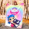 True and the Rainbow Kingdom Flannel Blanket Soft Warm All-Season Throw, Design for Camping, Car Travel, Hiking Sofa, Bed, Perfect Gift for Parties
