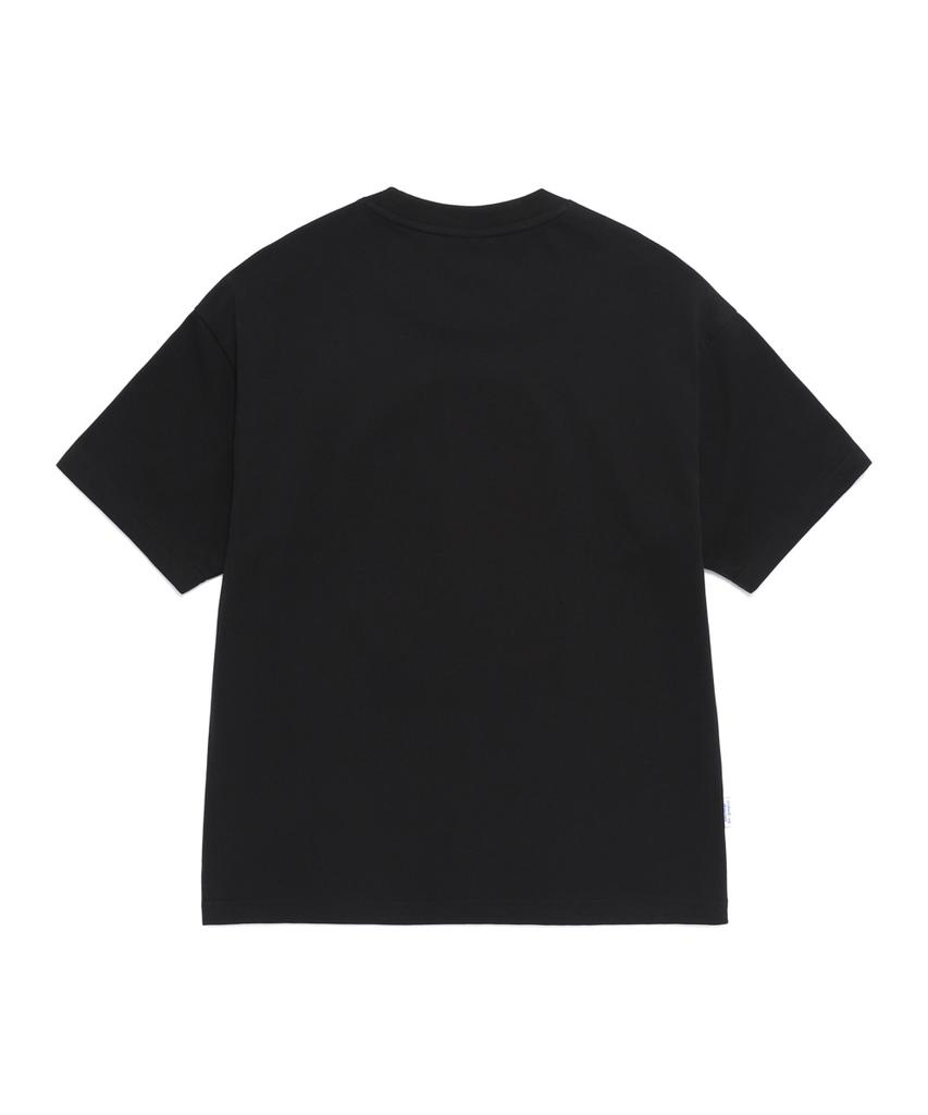 NATIONALGEOGRAPHIC N262Uts906 Window Graphic Semi-Overfit Short Sleeve T-Shirt Black