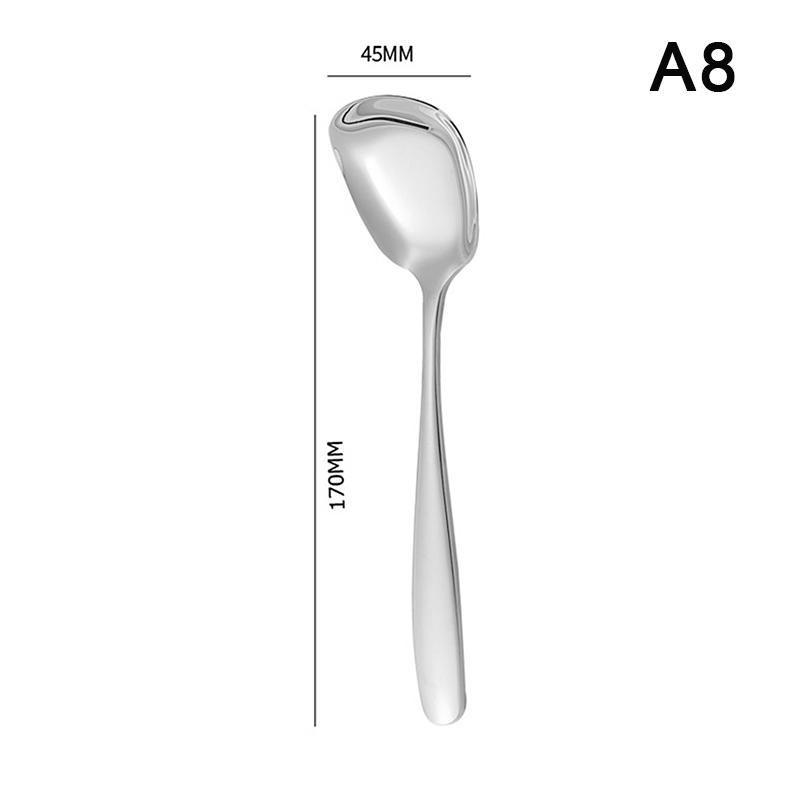 Big Salad Spoon Fork Set Stainless Steel Kitchen Food Server Pasta Utensils Public Gold Tableware Using Buffet Restaurant Tools