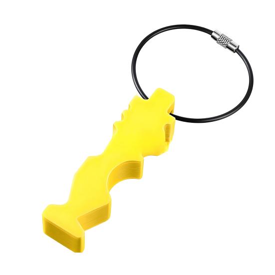 

Инструмент для ремонта и обслуживания дискового гольфа Удалитель царапин с летающего диска Скребок «все в одном» Очиститель канавок для летающих дисков Гольф жёлтый