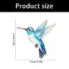 4 Pezzi Spilla Multifunzione in Metallo a Forma di Colibrì per Abiti Borse Cappelli Con Accessorio Colorato Vivace Gioielli da Donna