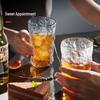 Cuidahuang Glacier Pattern Glass Drinkware Set