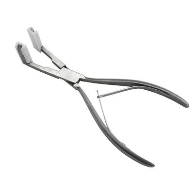 1 PC 7 zoll Silber Edelstahl Zange für band haar verlängerung Band Versiegelung Zange Keratin Haar Verlängerung Werkzeuge