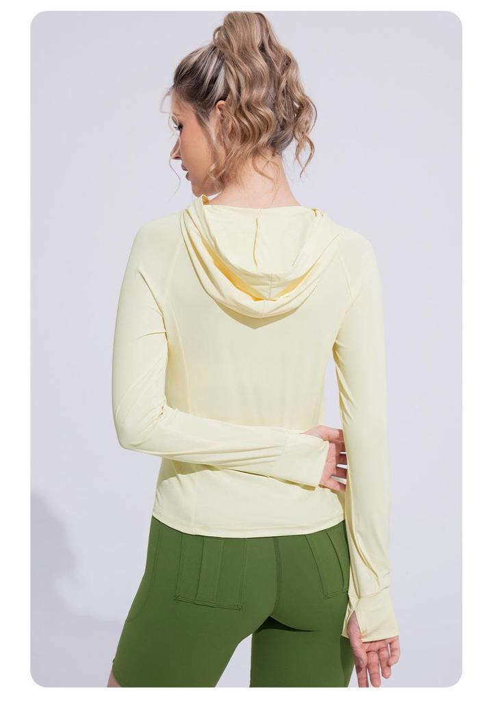 Women's UV Protection Cooling Ice Silk Sports Jacket - Slim, Breathable, Long Sleeve for Summer Running