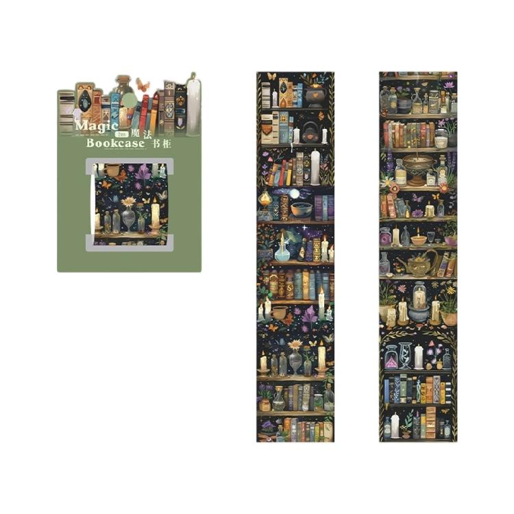 6 Rollen Bücherregal PET Aufkleber Dekorative Klebebänder 40mmX2m Für Scrapbooking Kartenherstellung Journal Planer Notizbuch Fotoalbum