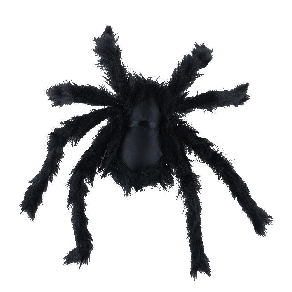 Style Prank Props Party Supplies Bar Ornament Haunted House Halloween Decoration Black Plush Spider