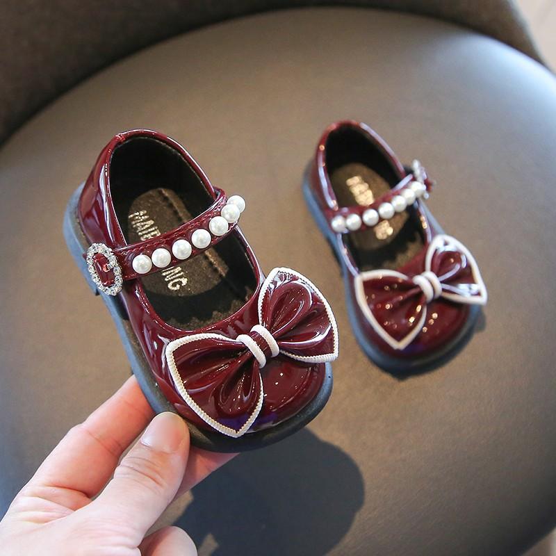

Spring and Autumn New Baby Girl Princess Small Leather Shoes Girls Single Shoes 1-2 Year Old Baby Children s Non-slip Toddler Shoes 15