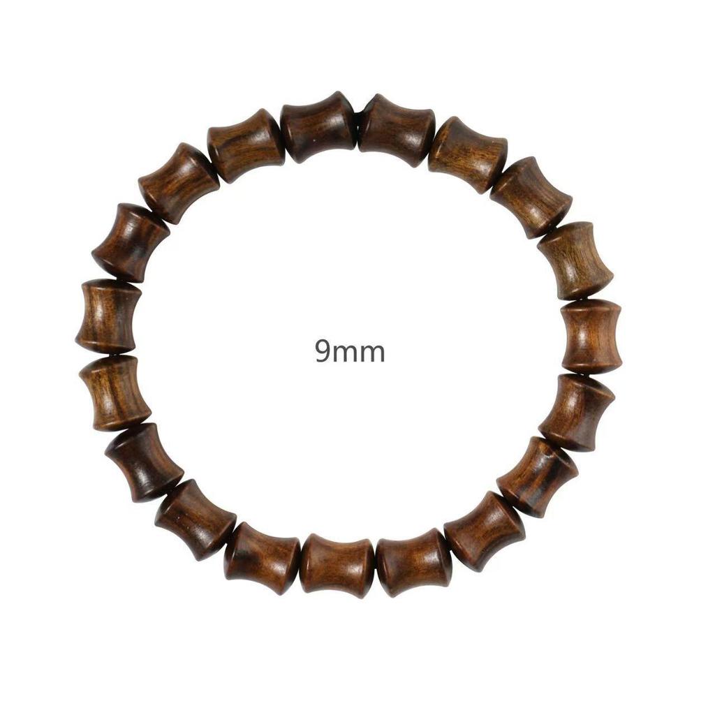 Lanyuexuan Sandalwood & Multi-Material Literary Bracelet with Buddhist Beads for Live Streaming Sales