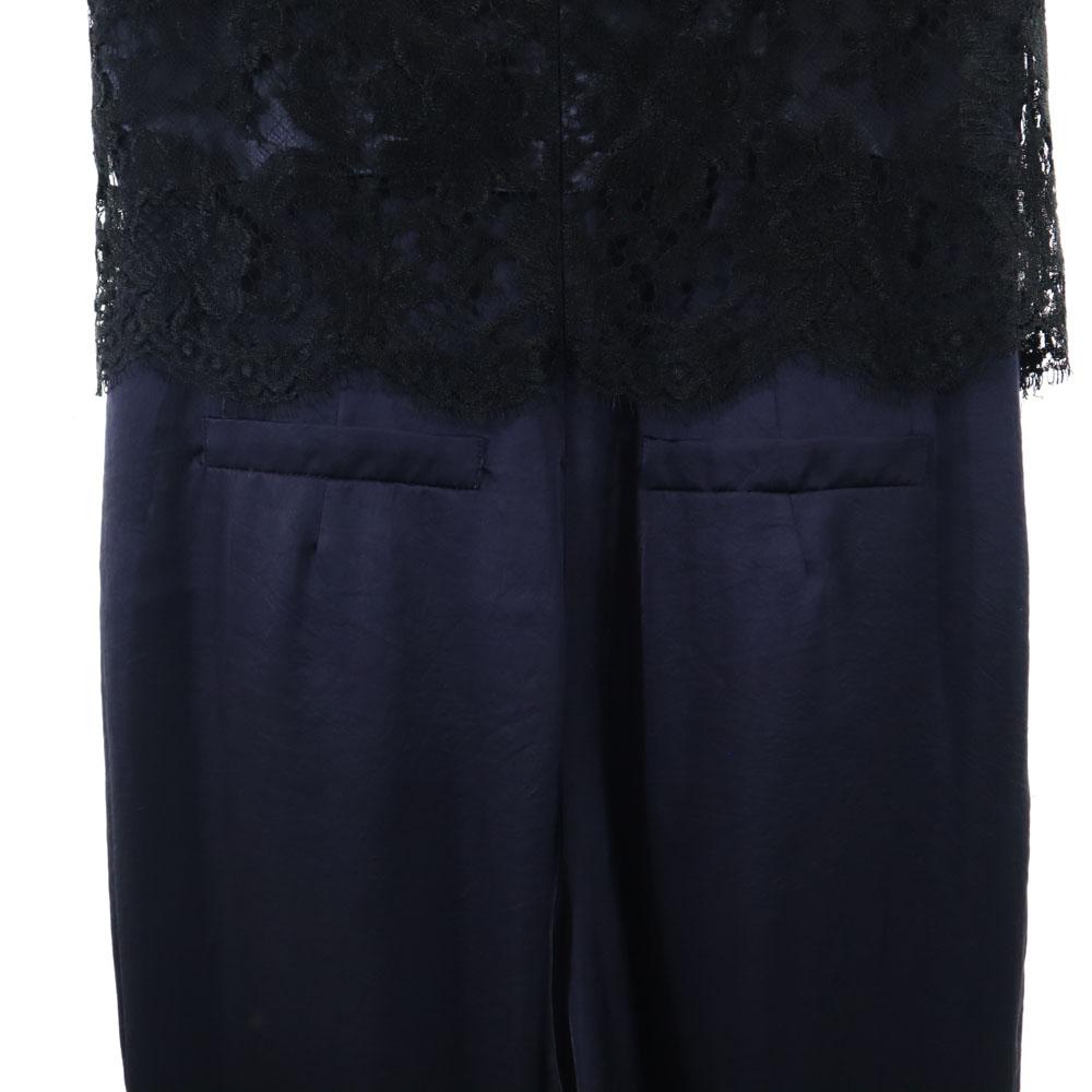 GRACE CLASS Made In Japan No Sleeve All In One 36 Navy Jumpsuit Women Used