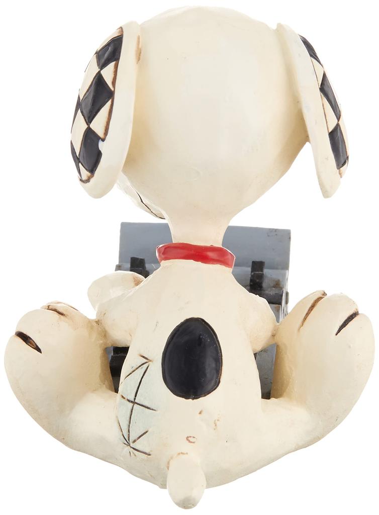 enesco Enesco Peanuts by Jim Shore Snoopy Typing Miniature 3 Multicolor Figurine, Inch,