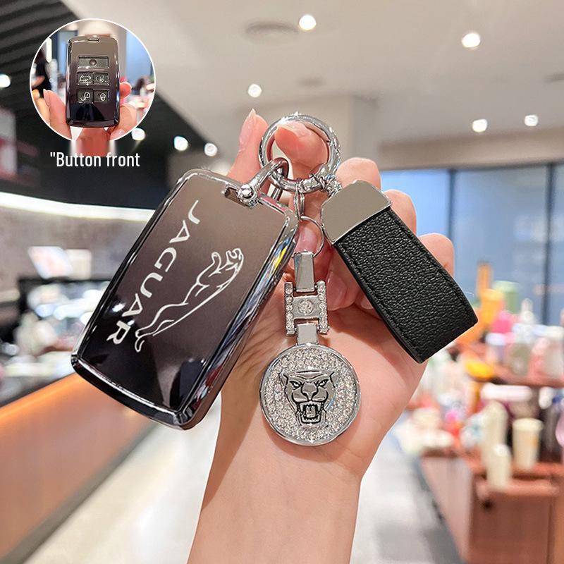 Jaguar XFL/XEL/XJL/FPACE/XF/XE/EPACE Key Case: Premium Protective Shell for Men and Women