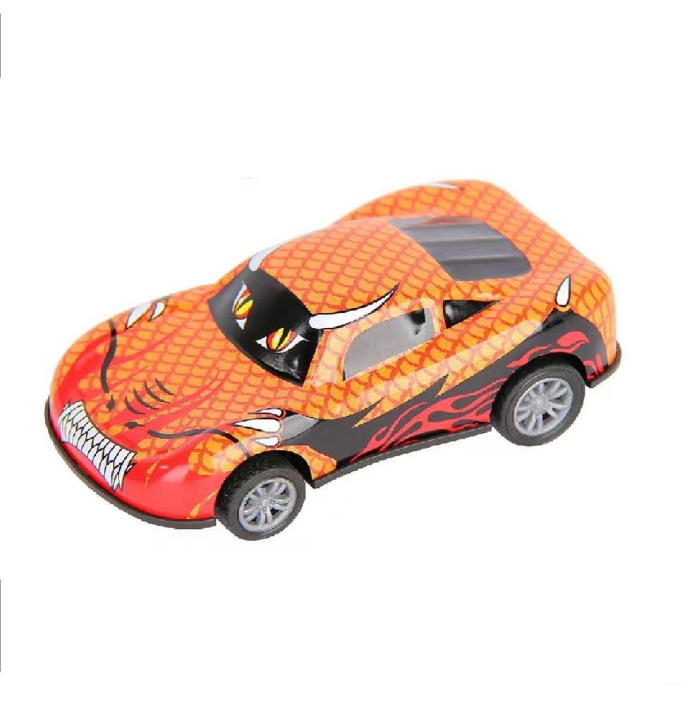 Children's Mini Alloy Pull-Back Toy Car Set In Gift Tin