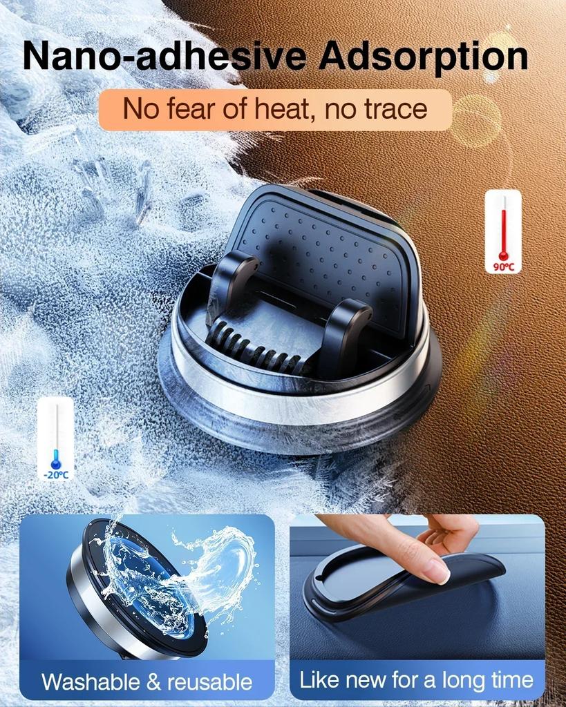 1PCS Dashboard Car Phone Holder 360° Rotatable Phone Stand Universal Car Bracket Interior Accessories Phone Support Holder