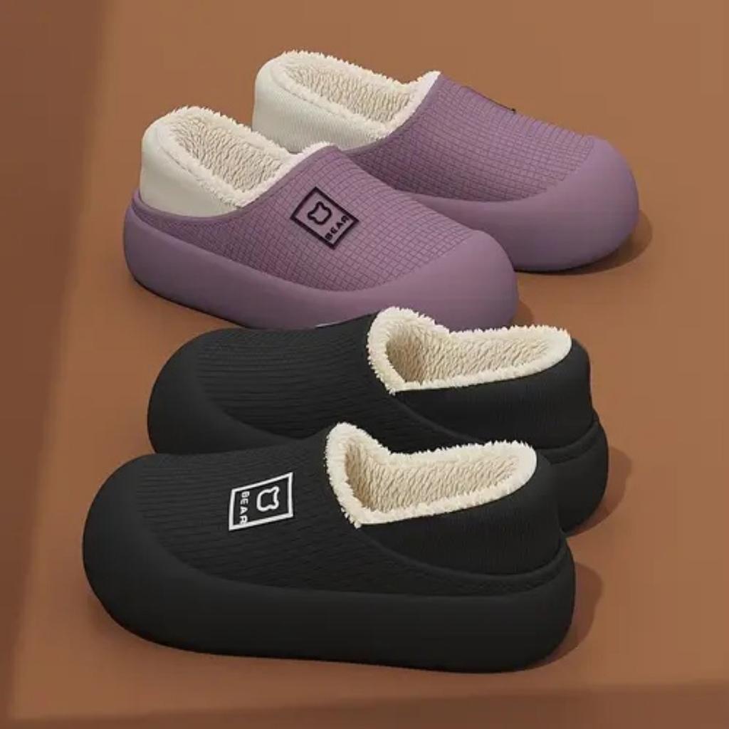 Ladies, Home Shoes, Thick Shoes, Soft Soled Shoes, Indoor Shoes, Casual Slippers, Warm Shoes, Non Slip Shoes