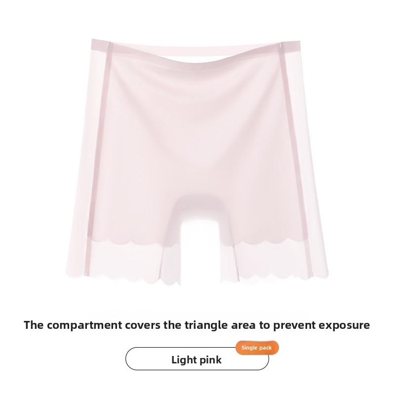 Women's Summer Insulation Layer To Block Abdominal Retraction Raise Buttocks Anti Slip Unrolled Boxer Safety Underwear
