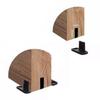 Closet Door Guide Sliding Barn Door Floor Guides Suitable for Single or Double Doors Sturdy and Long lasting 2Pcs