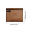 Lockable Document Bag Certificate Organizer Deposit Pouch Money Storage for Embosser