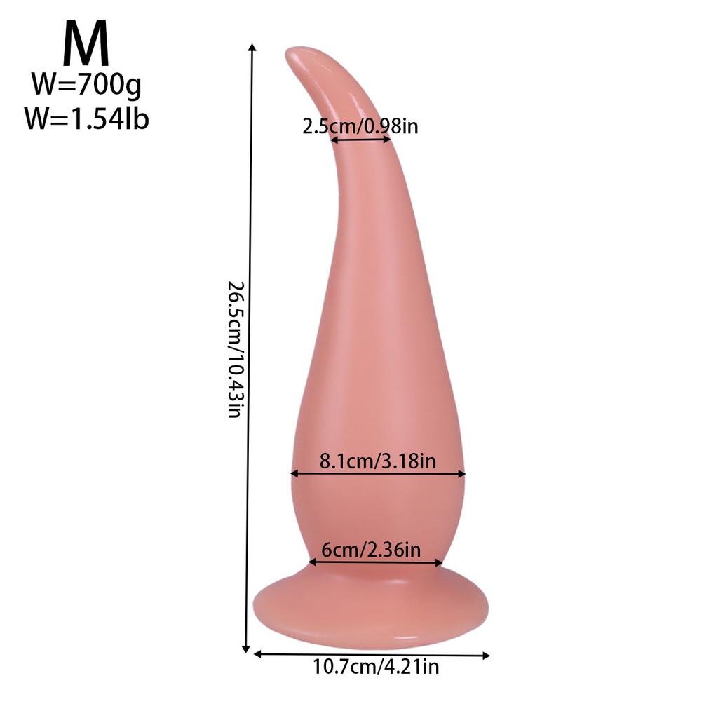 Super Thick Tail Anal Plug Three Piece Set For Male And Female Masturbation And Anal Expansion