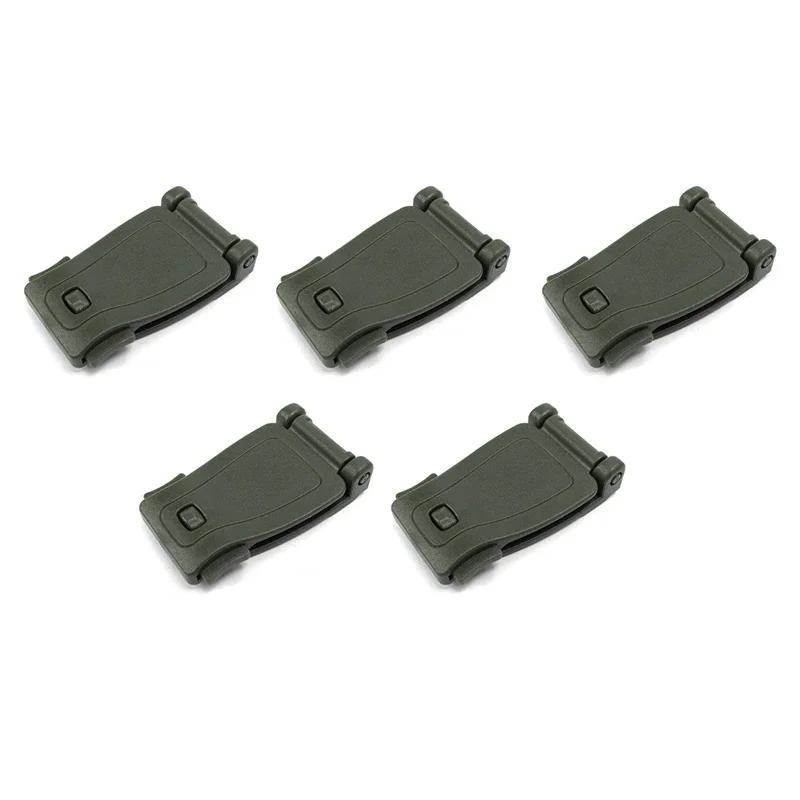5PC Outdoor Backpack Accessories Molley Buckle Molle System Webbing Buckle Clip Backpack Fastening Buckle