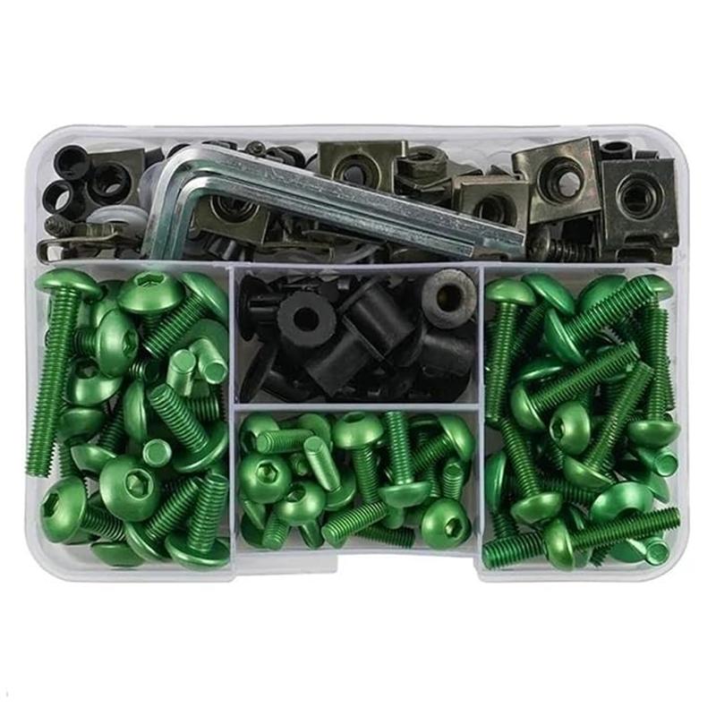 190pcs Screw Set Motorcycle Fairing Screws Kit Accessories Screw For Ducati 899 Zzr1400 KAWASAKI  ZX14R ZZR400 ZX7R ZX9R ZX12R