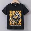 Dziecięca koszulka z krótkim rękawem i okrągłym dekoltem z nadrukiem roweru BMX Mountain Bike