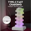 Creative DIY Adjustable RGB Magic Cube Night Light, USB Home Bedroom Game Room Dimming and Color Changing Bedside Lamp