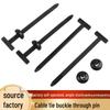 Multi-Functional Cable Tie and Rivet for Car Engine, Fender, and Trunk Fixing