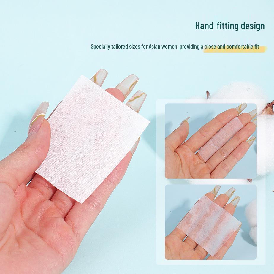 Quadratische Dünne Wattepads 500 Stück - Umweltfreundliche Make-up-Entferner-Pads mit englischer Verpackung