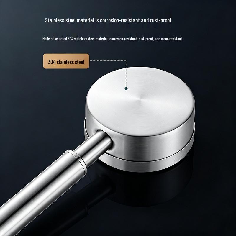 Pommeau de douche haute pression en acier inoxydable 304 avec filtre
