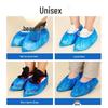Youao Disposable PE Shoe Covers, 200 Count