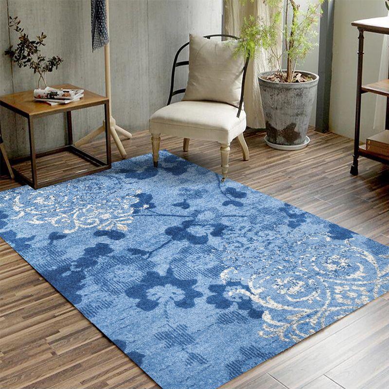New Chinese Carpet Living Room Chinese Style Household Anti-Skid Bedroom Bedside Study Floor Mat Tea Table Blanket